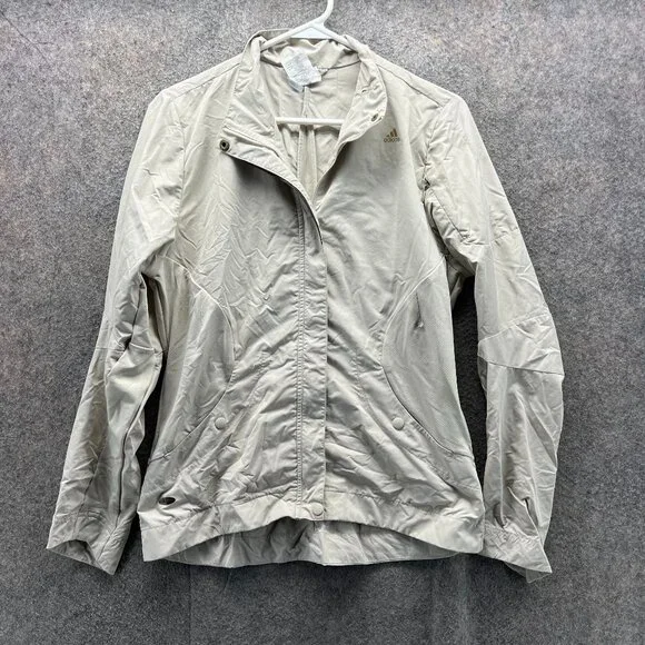 Beige Adidas Windrunner Damen Vintage Ladies Adidas Windbreaker